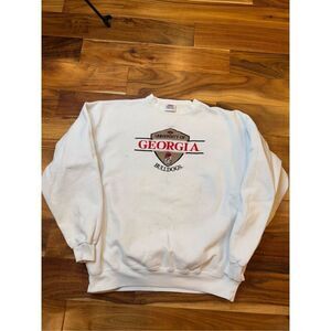 American Vintage White Sweatshirt - Georgia Bulldogs